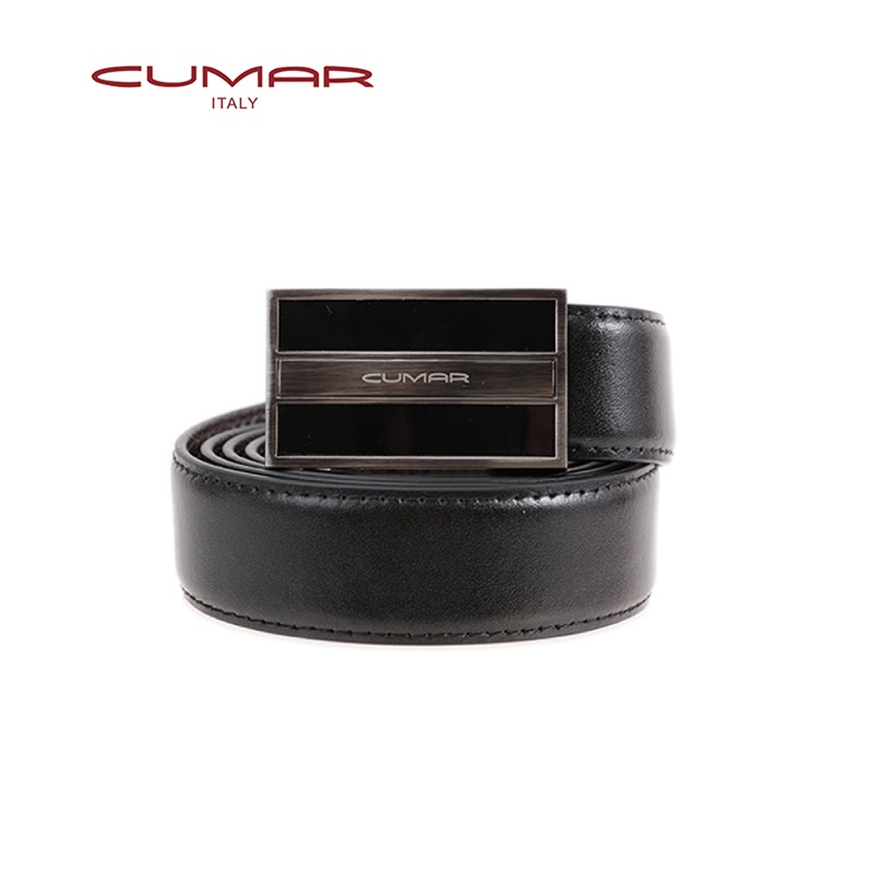 【CUMAR 義大利】頭層牛皮 - NAPA 自動扣皮帶(0596-E34-01 39)✿30B001
